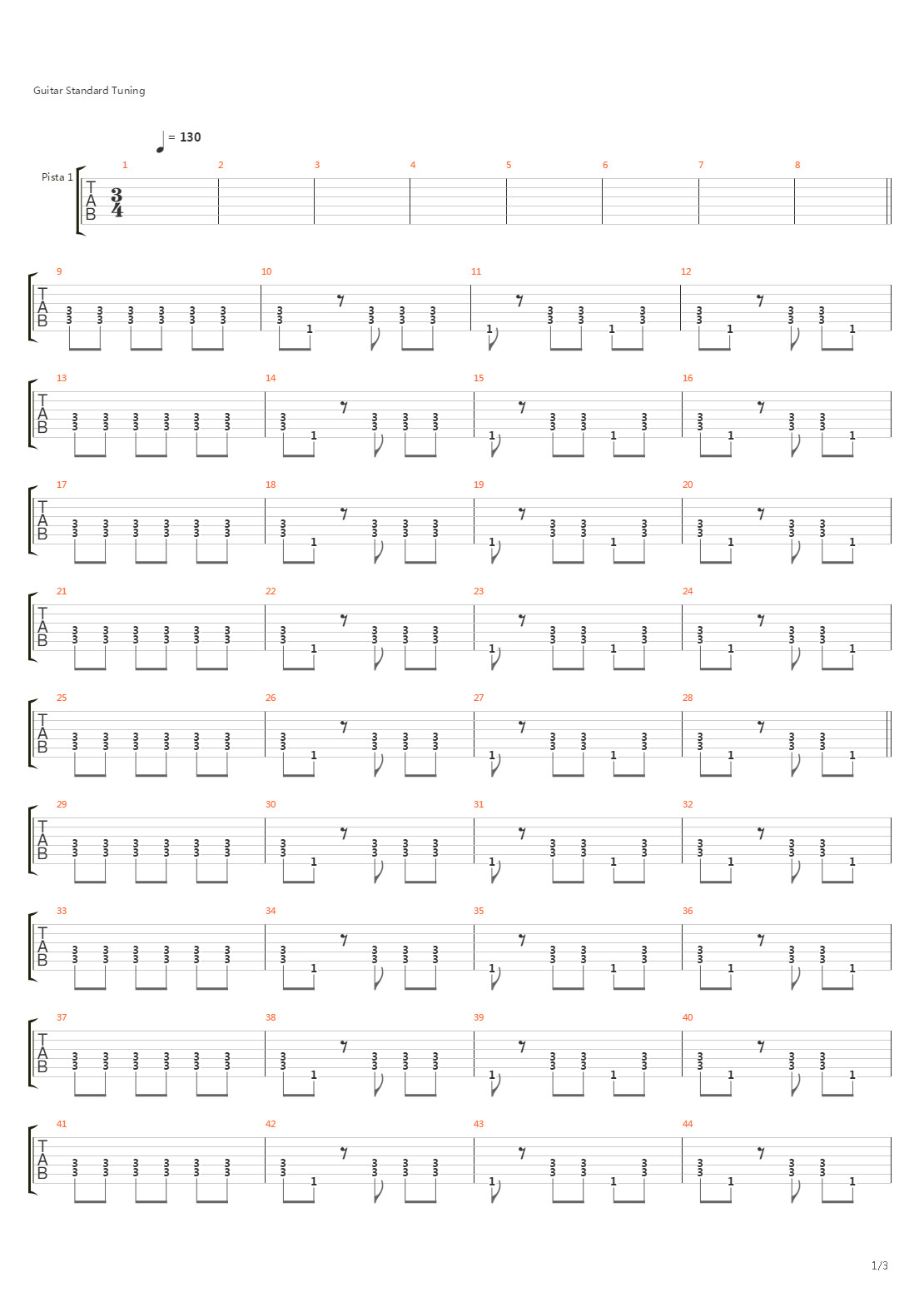 Eraser吉他谱