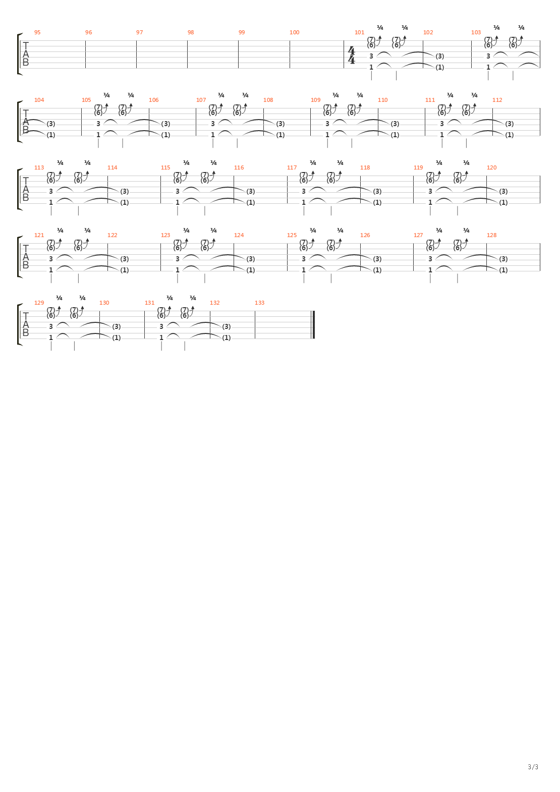 Eraser吉他谱