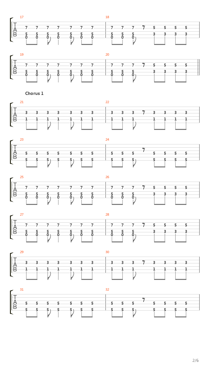 The Beginning Of The End吉他谱