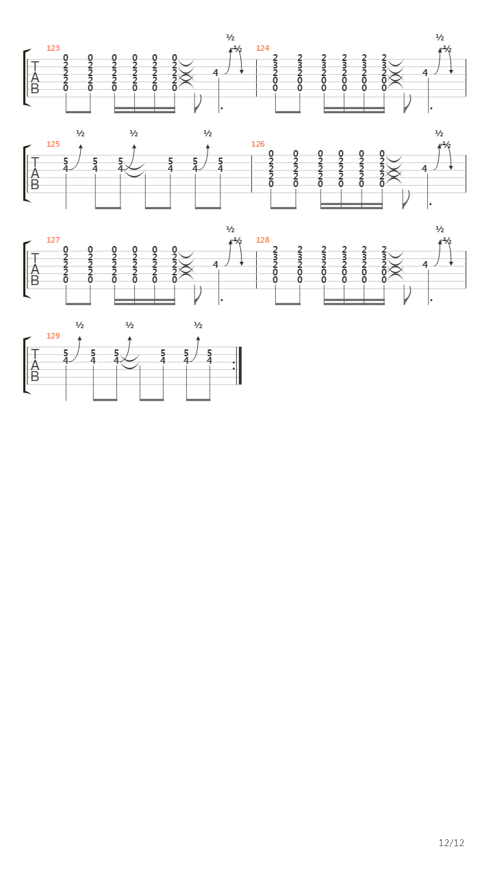 Columbia吉他谱