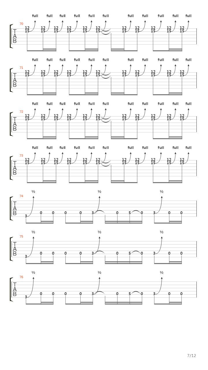 Columbia吉他谱