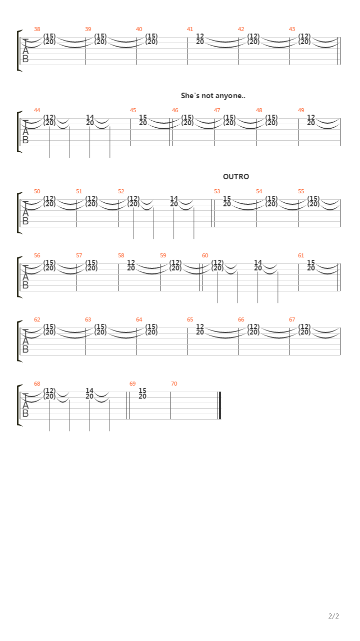 Songbird吉他谱