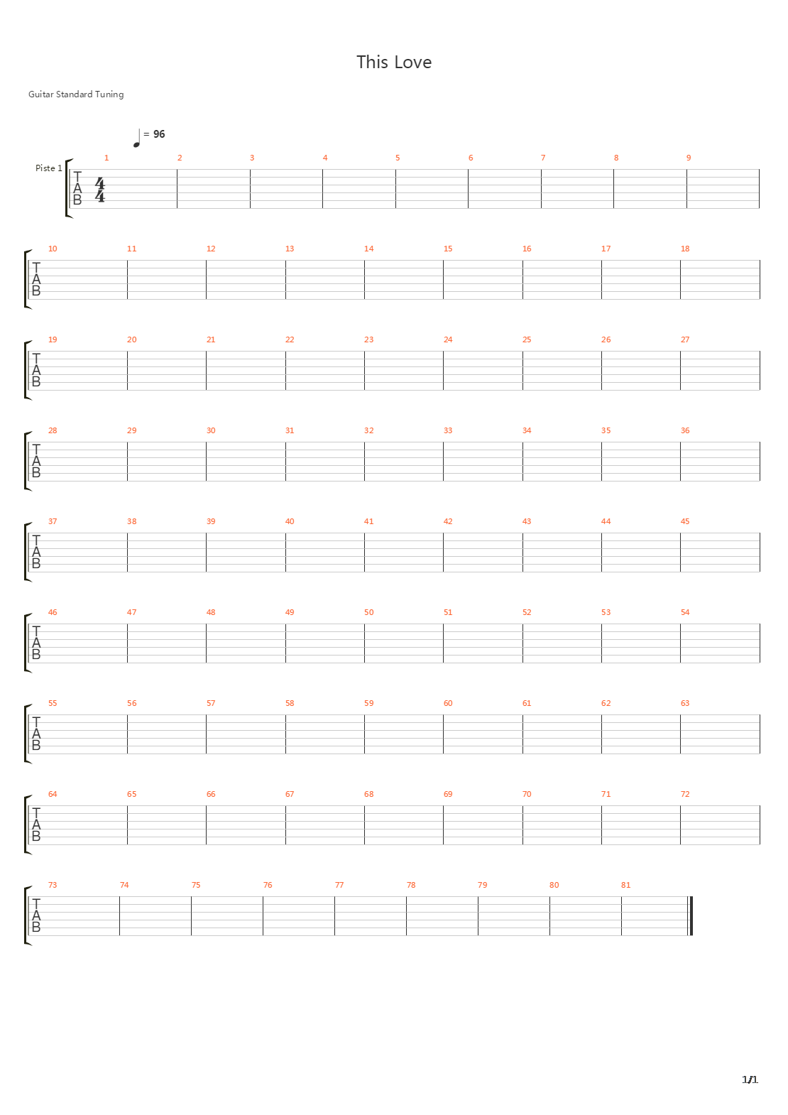 This Love吉他谱