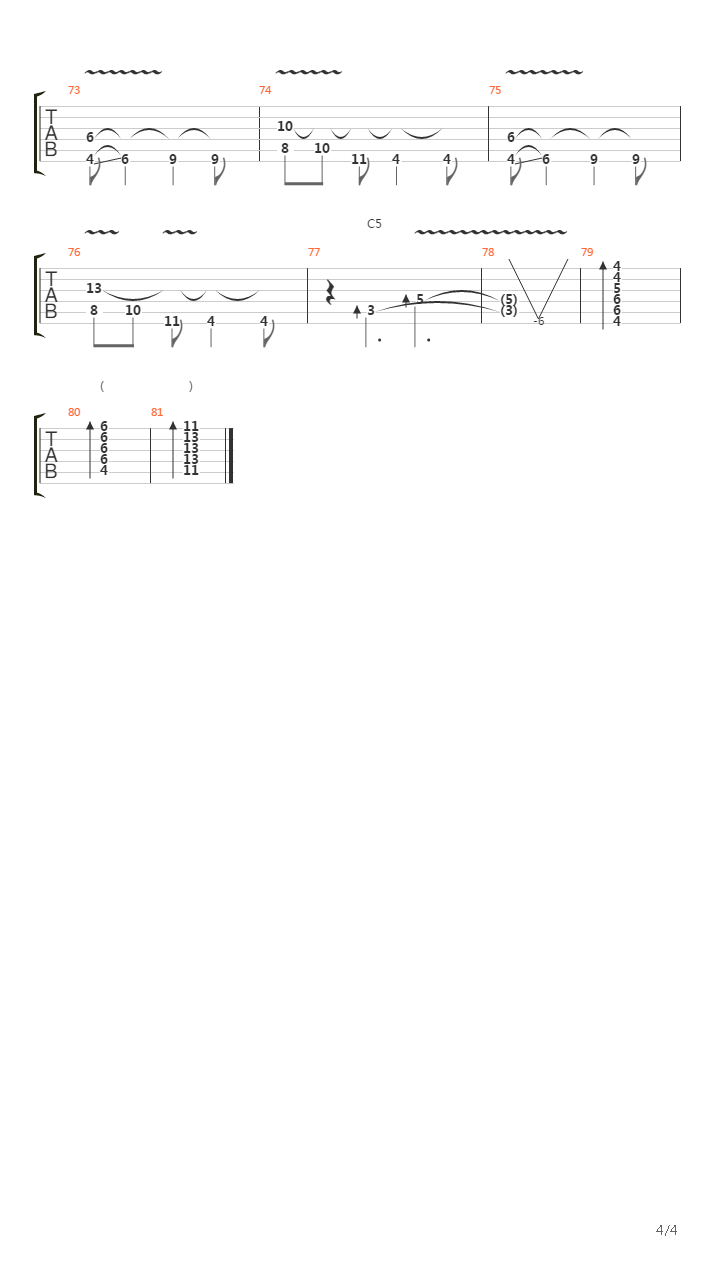 Narcoleptic吉他谱