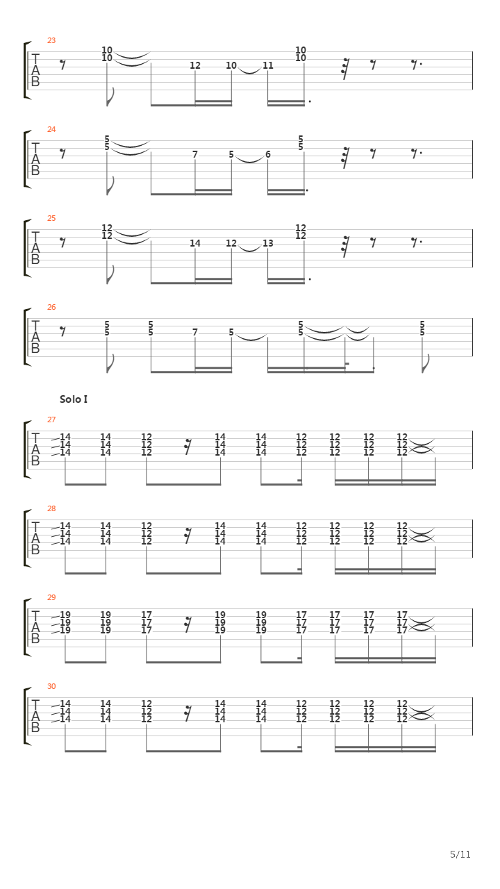 Around And Around吉他谱