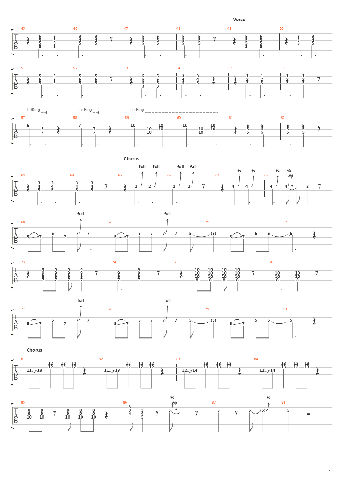 Connection吉他谱