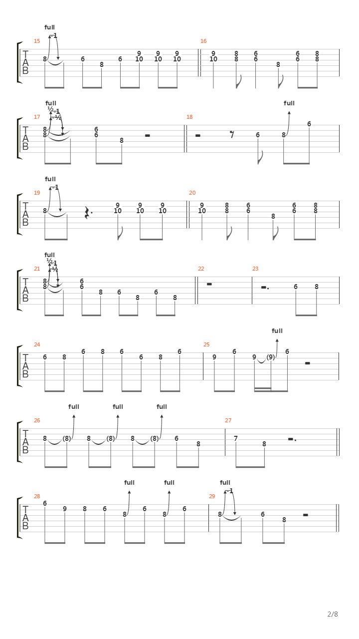 Carol吉他谱