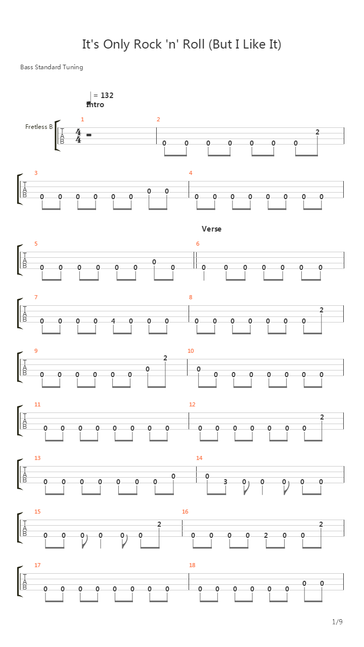 Its Only Rock N Roll吉他谱
