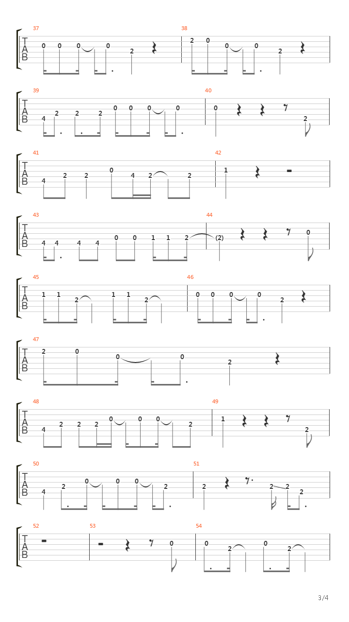 Prodigal Son吉他谱