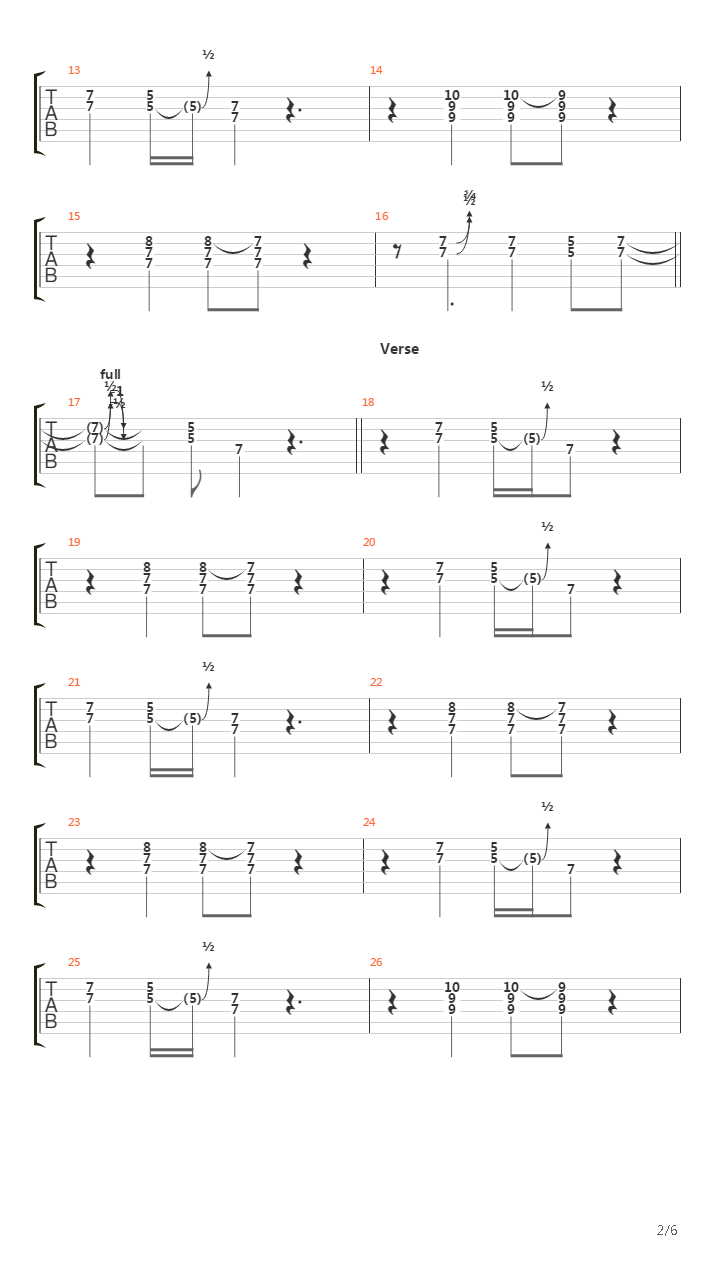 Route 66吉他谱
