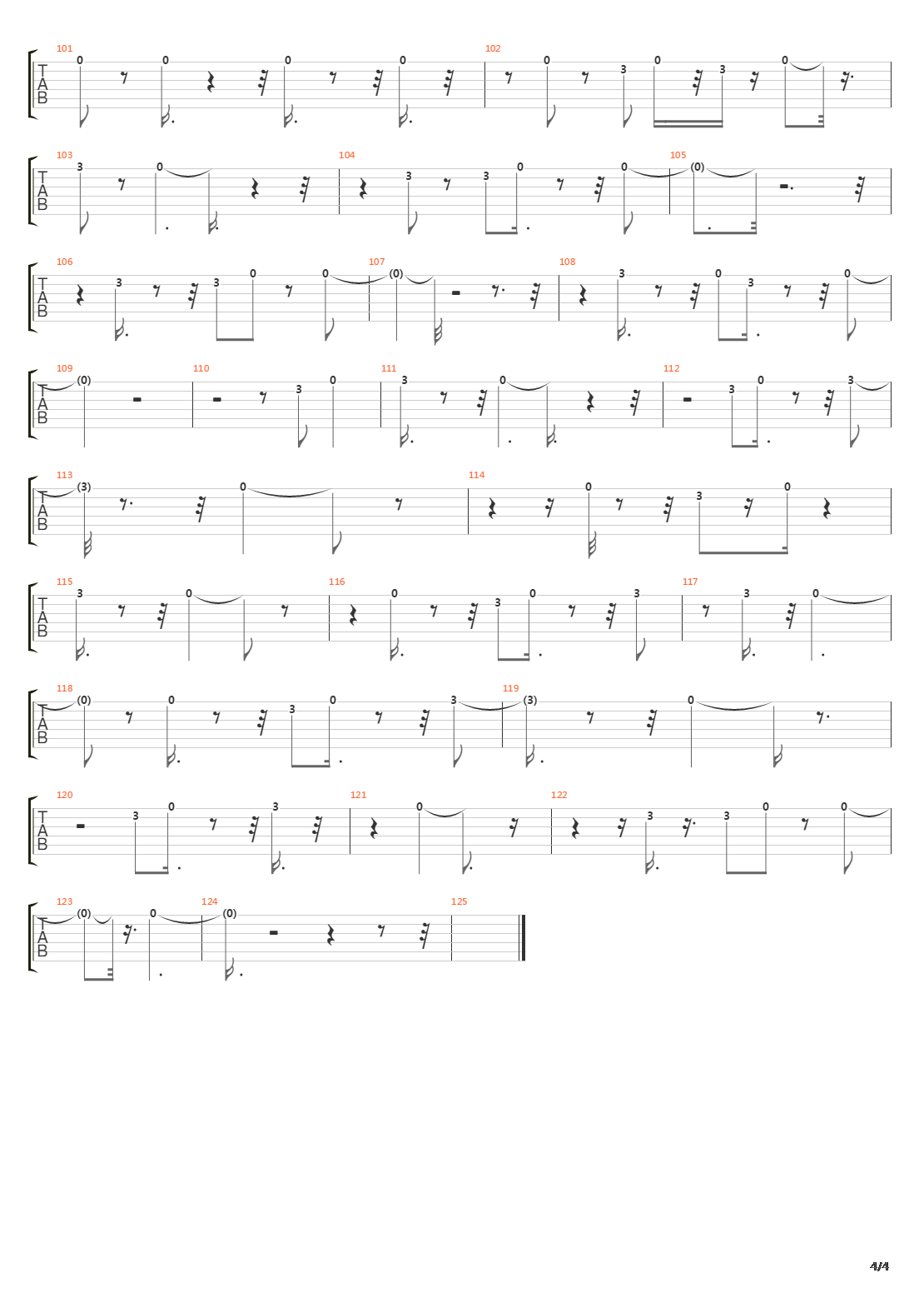 Satisfaction吉他谱