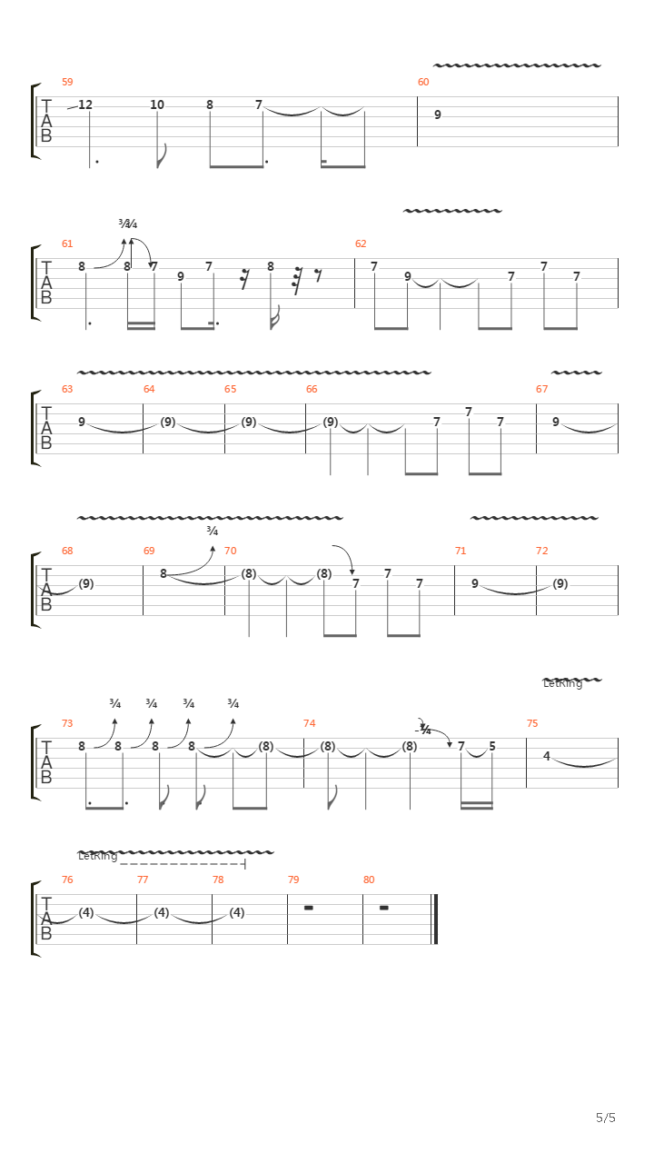 Concerto In V吉他谱