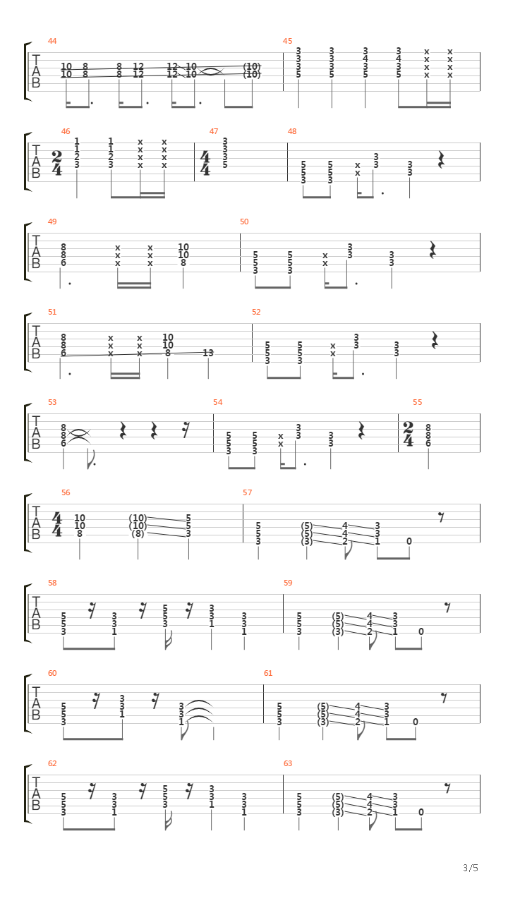 Rhythm Of Love吉他谱