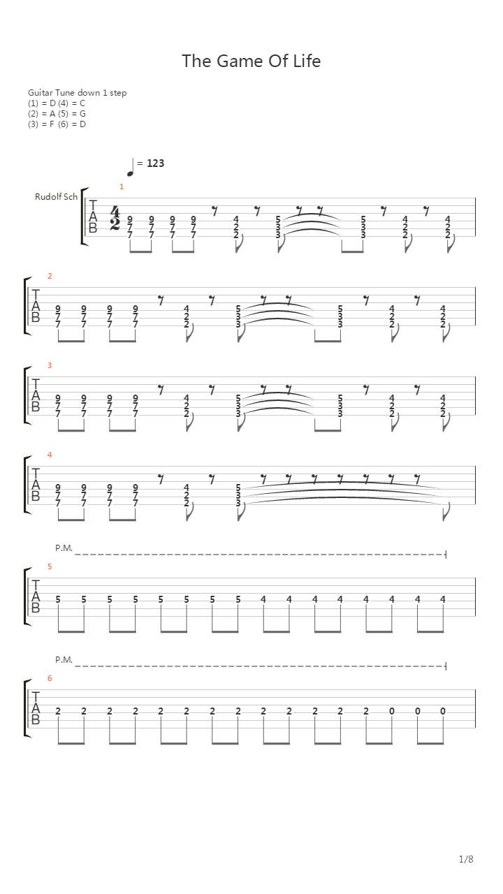 The Game Of Life吉他谱