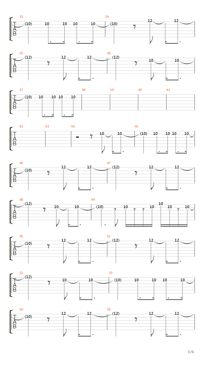 Bad吉他谱