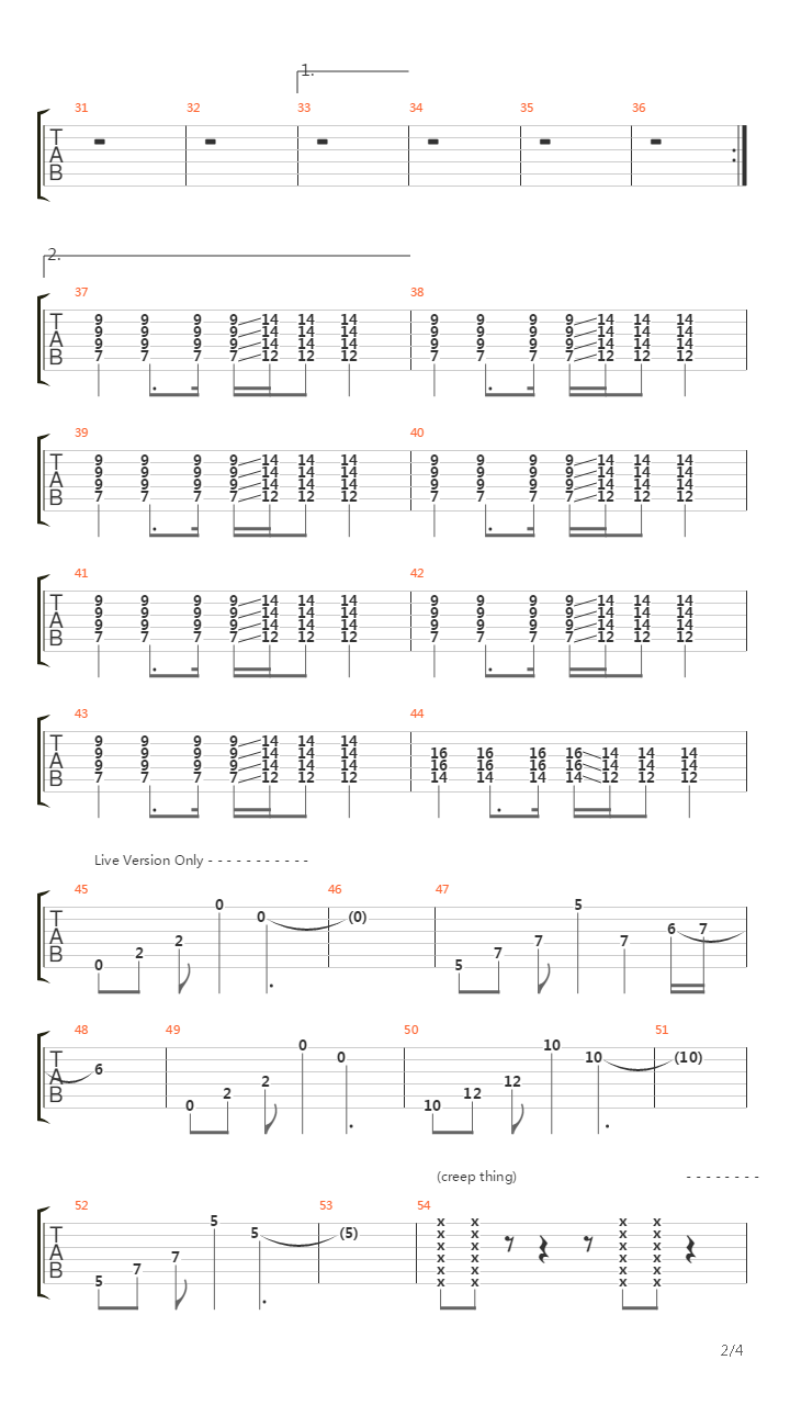 Elevation吉他谱