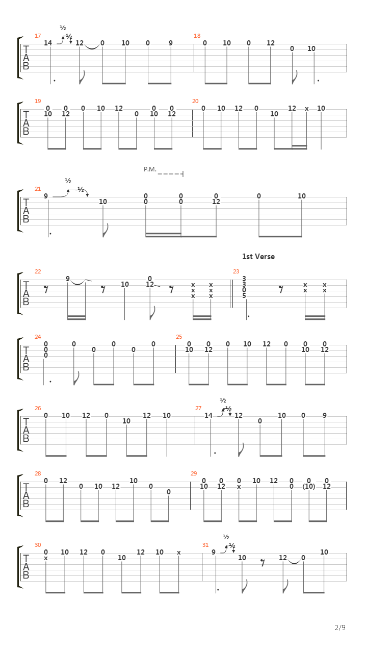 Gloria吉他谱