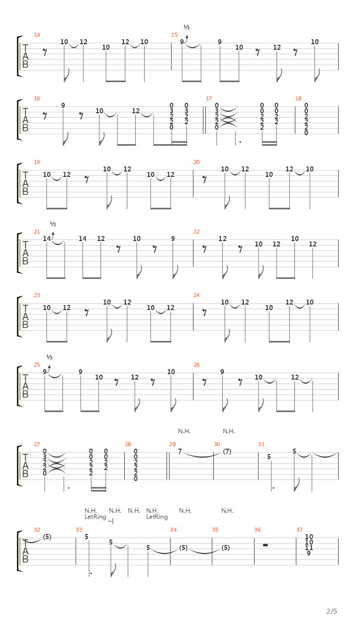 Gloria吉他谱