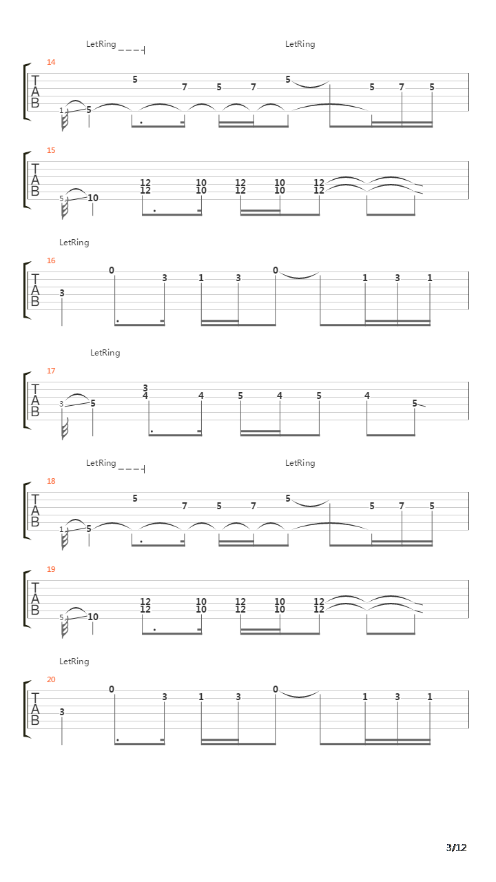 One吉他谱