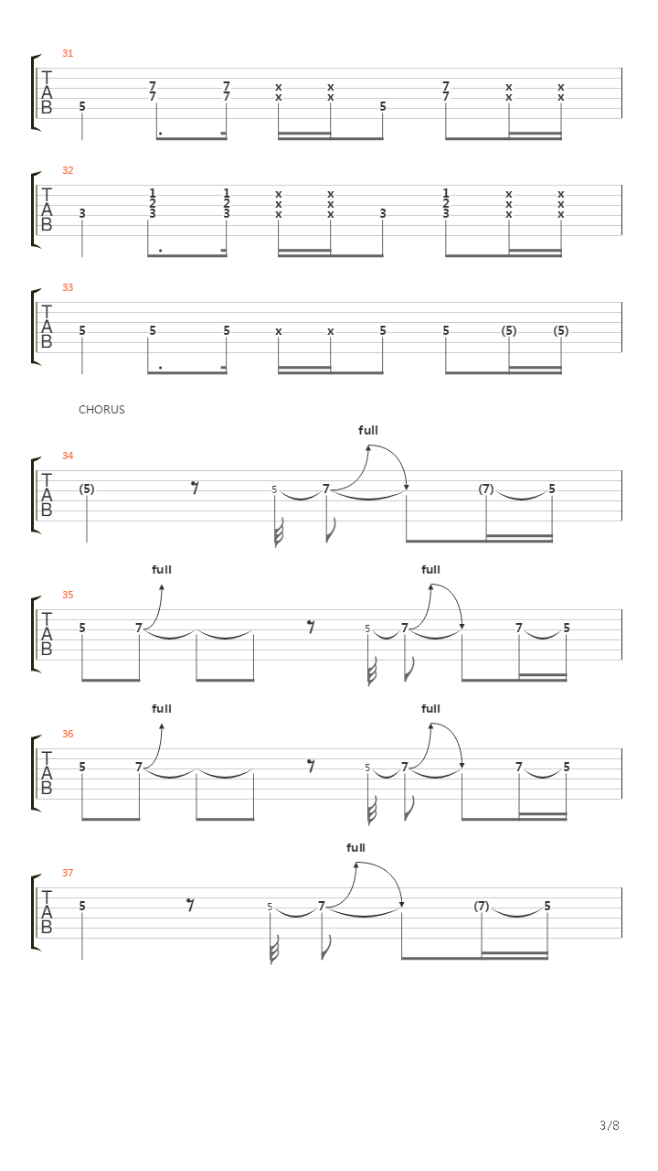 One吉他谱