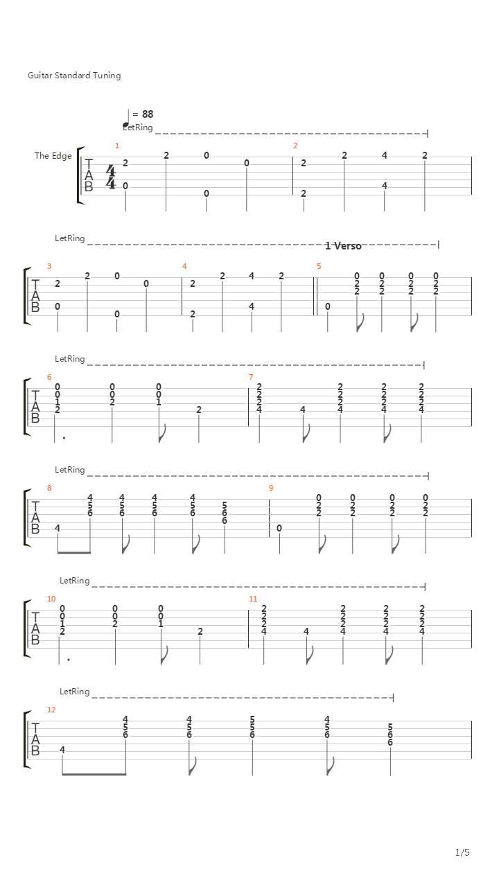 Original Of The Species吉他谱