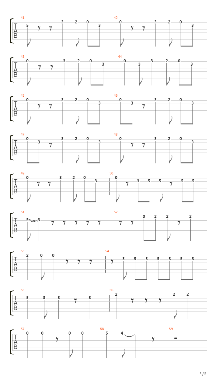 Vertigo吉他谱