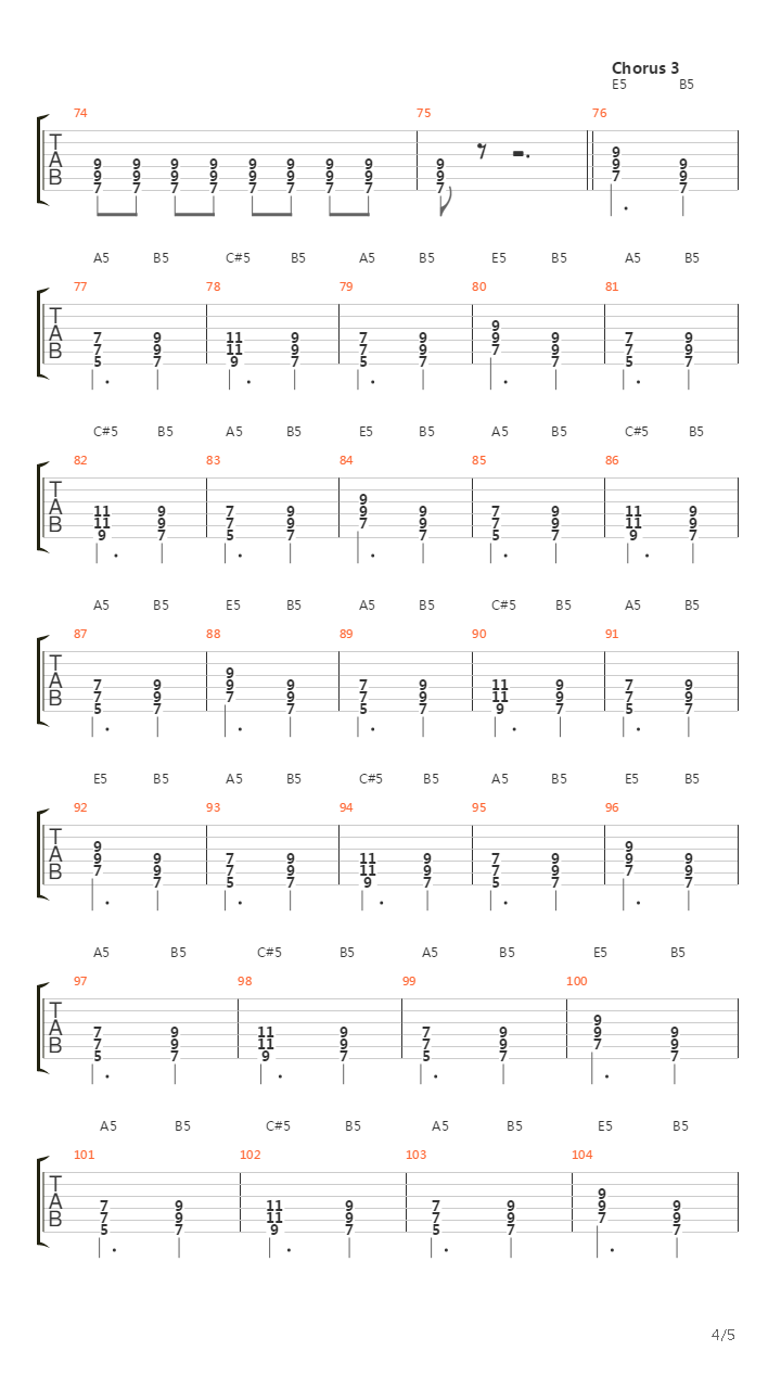 Angel吉他谱