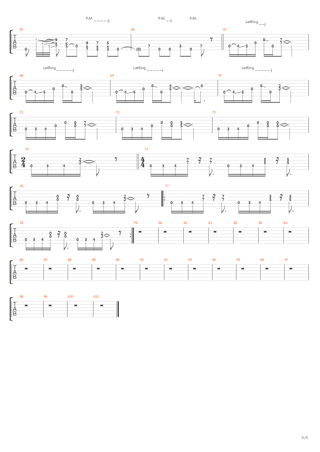 Combination吉他谱