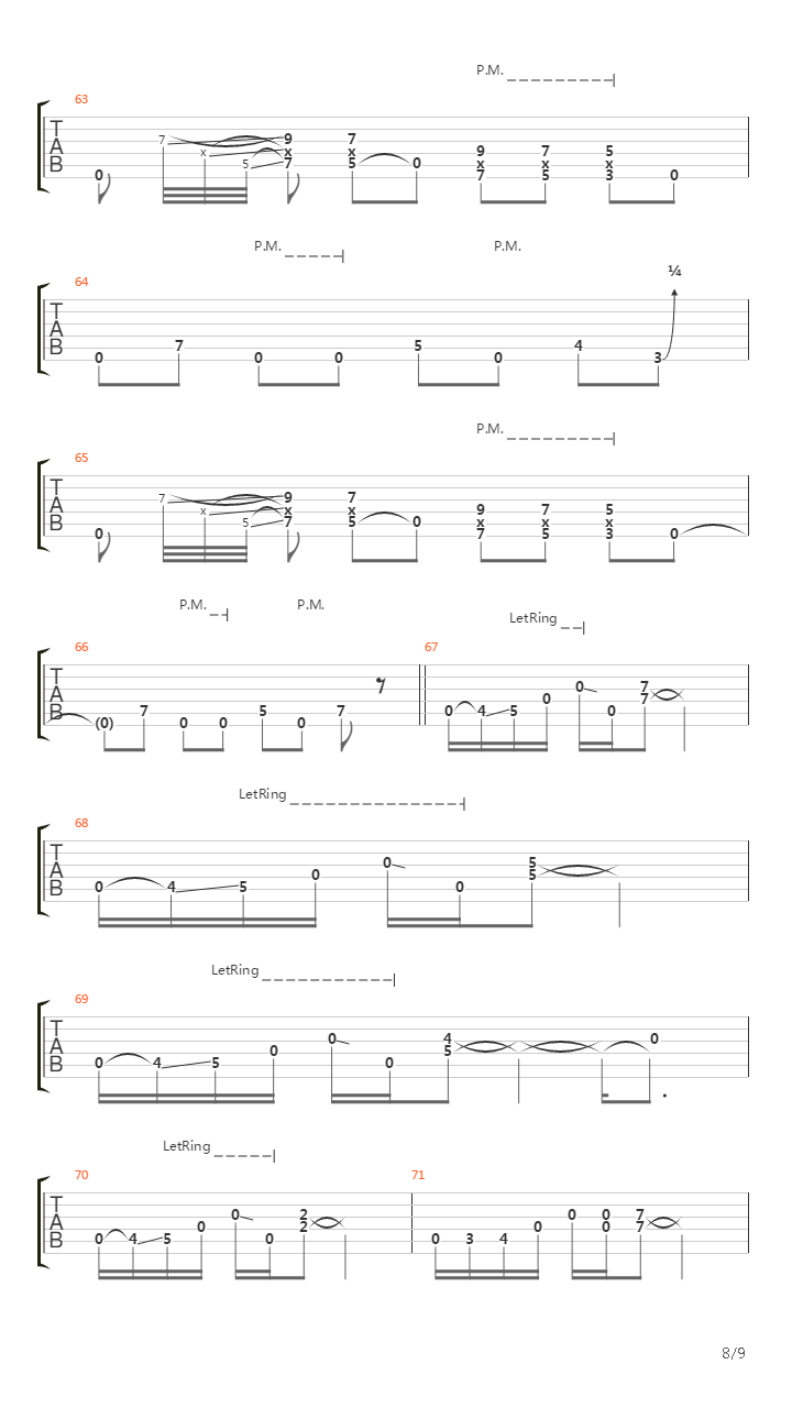 Combination吉他谱