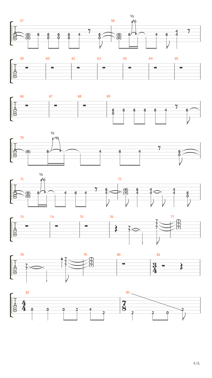 Jaded吉他谱