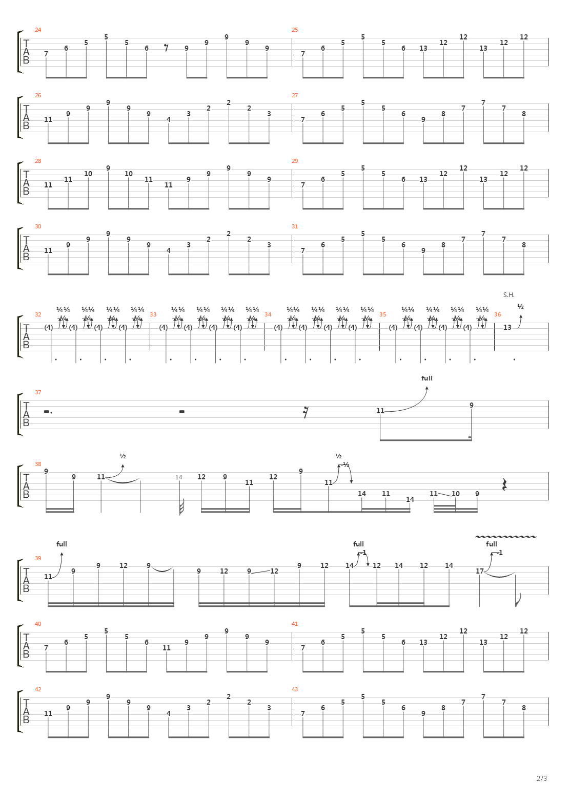 The Grind吉他谱