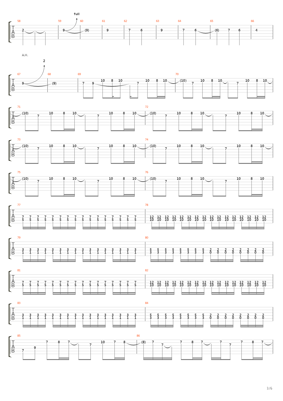 The Way吉他谱