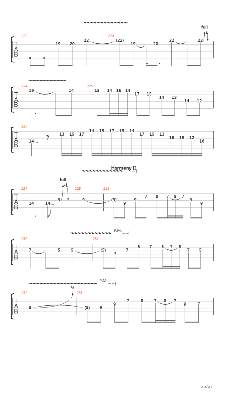 Bridge Of Destiny吉他谱