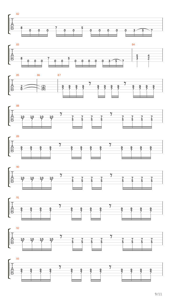 End Of The Line吉他谱