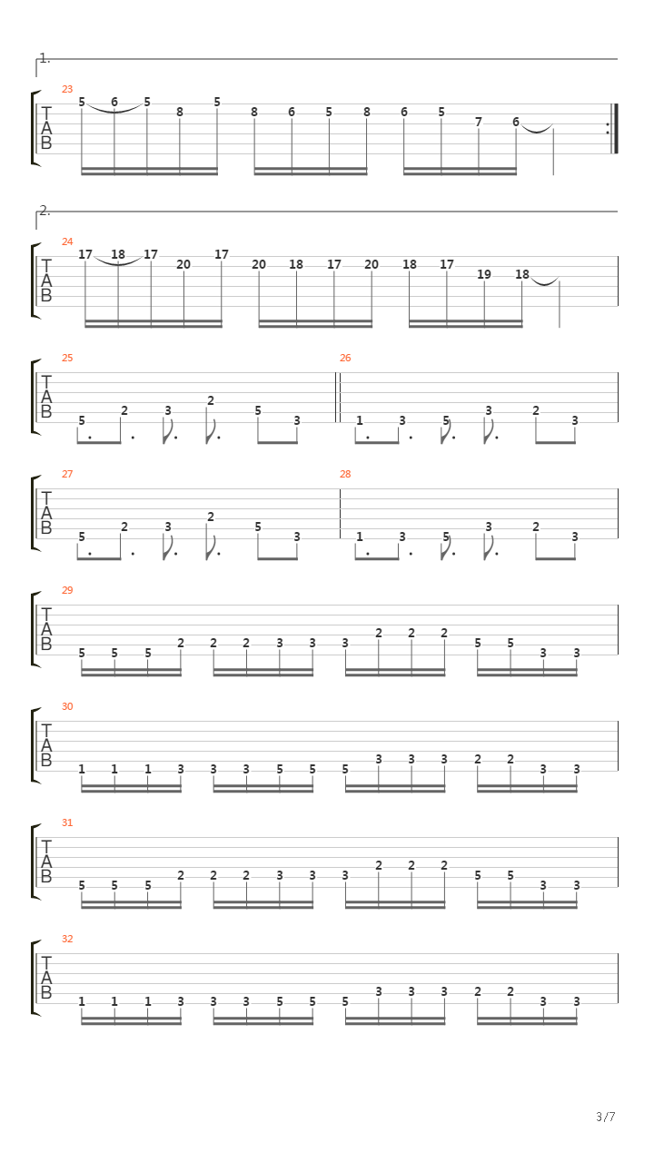 Hybrids Of Steel吉他谱