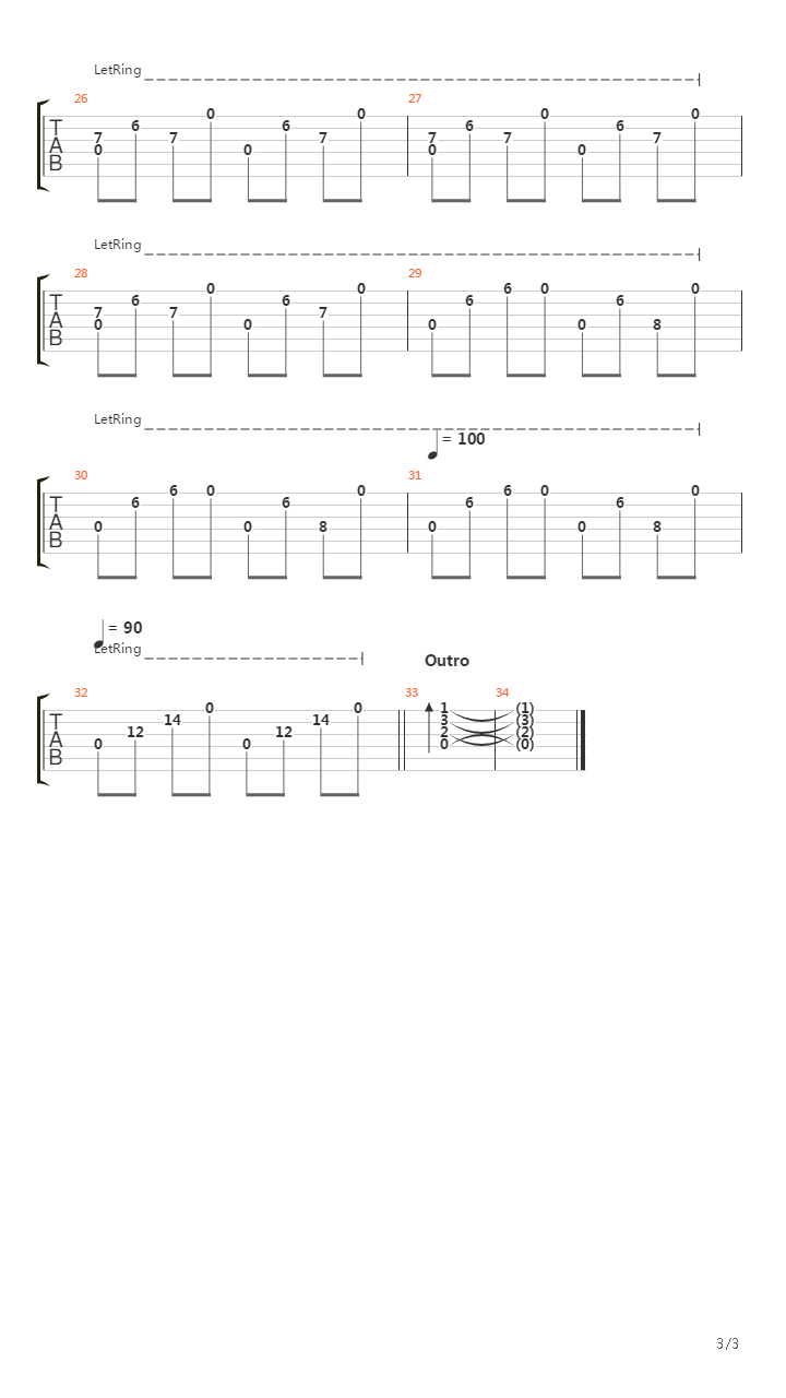 Marching On A Dead End Road吉他谱