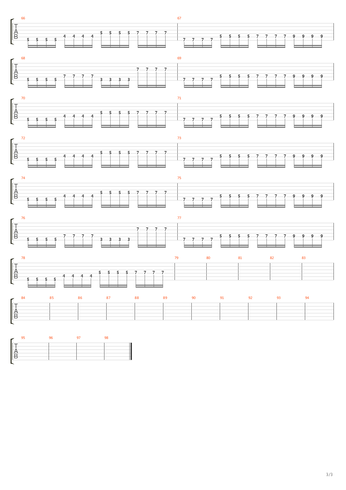 Balaclava吉他谱