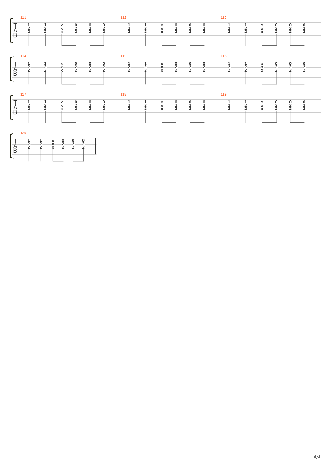 Catapult吉他谱