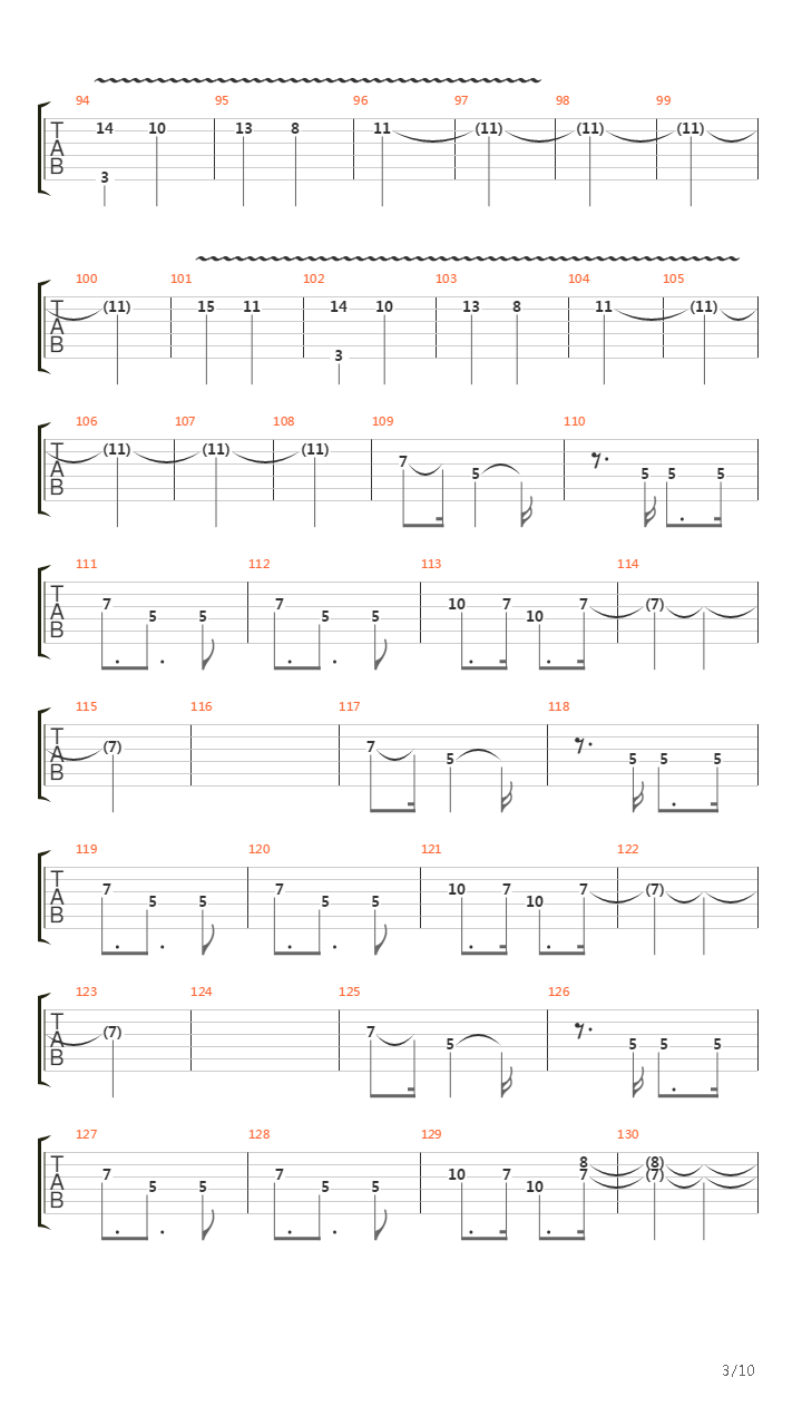 Matador吉他谱