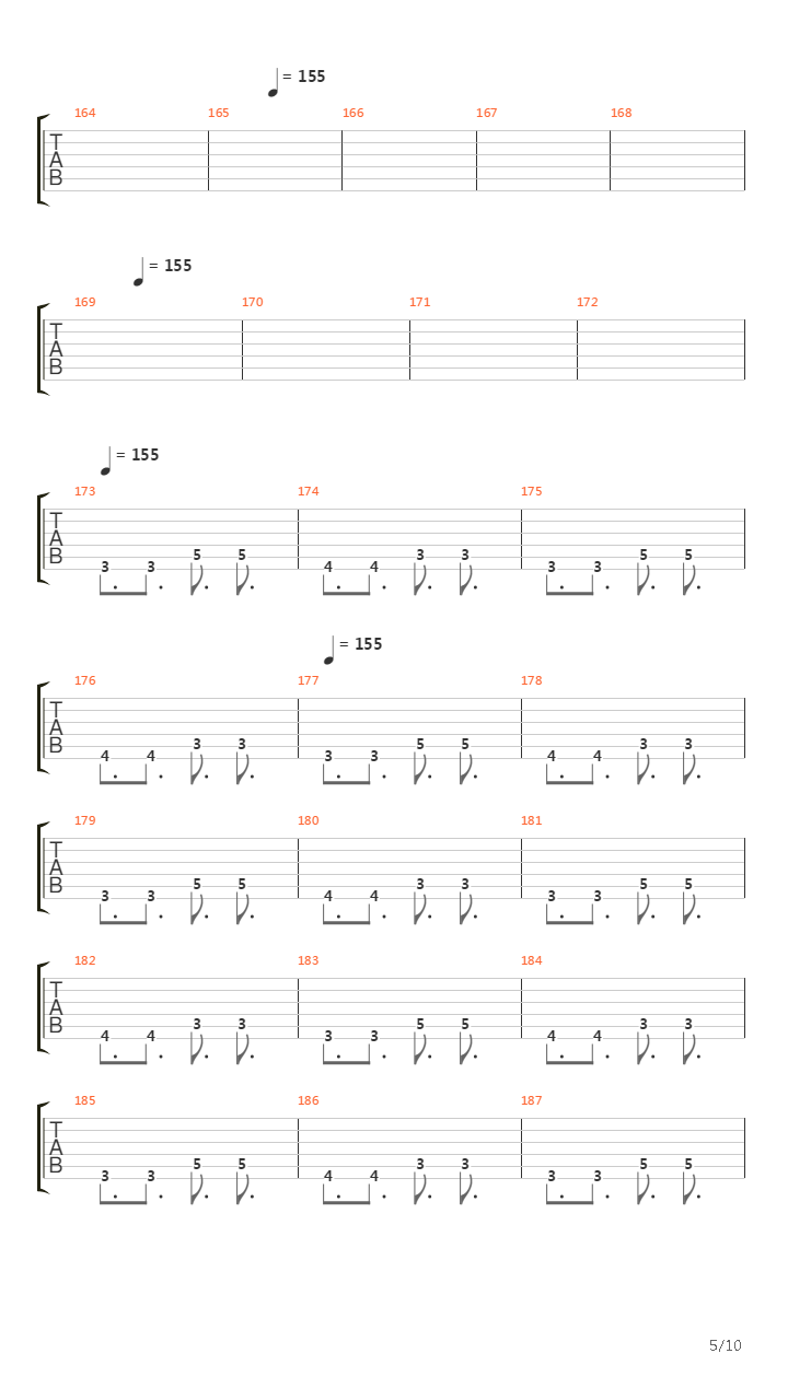 Matador吉他谱