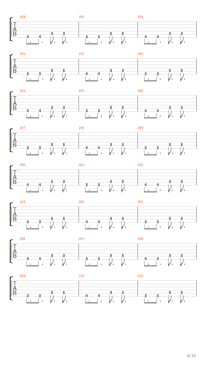 Matador吉他谱