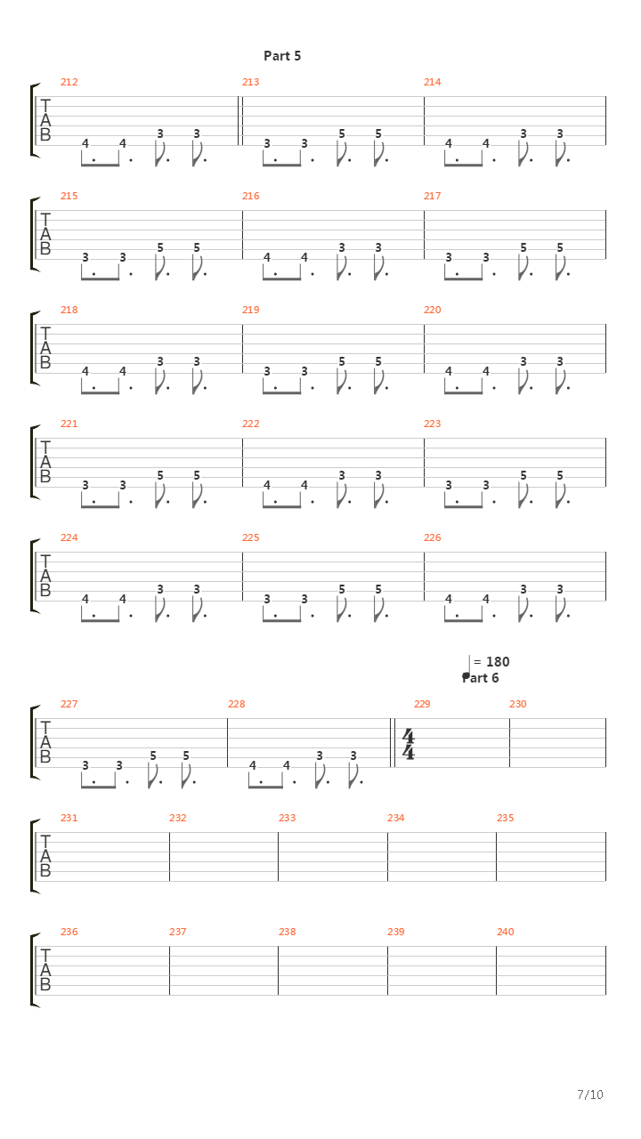 Matador吉他谱