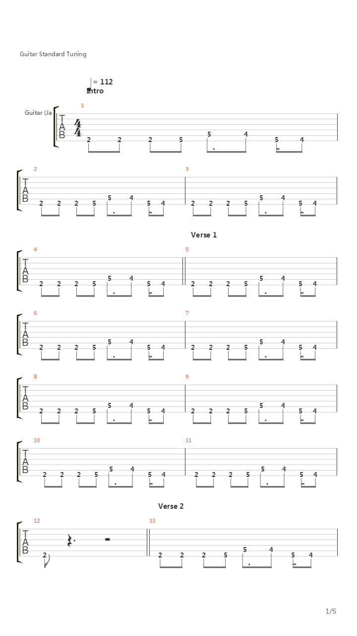 Red Light Indicates Doors Are Secured吉他谱