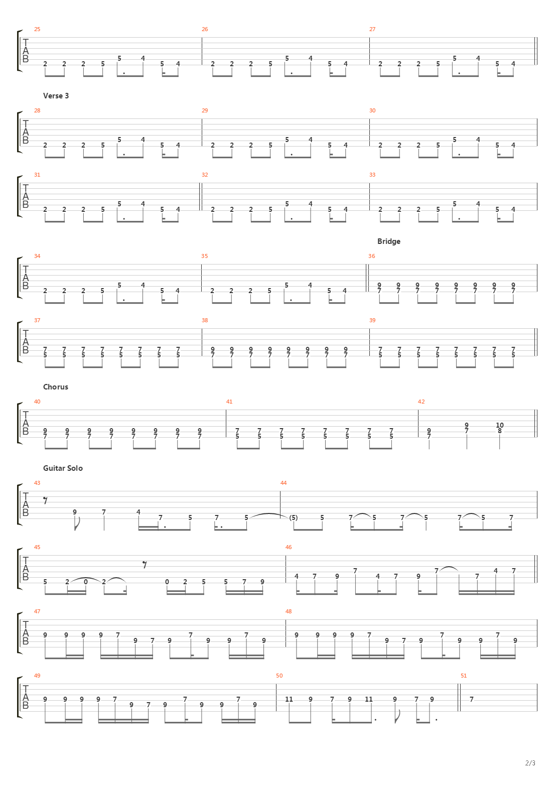 Red Light Indicates Doors Are Secured吉他谱