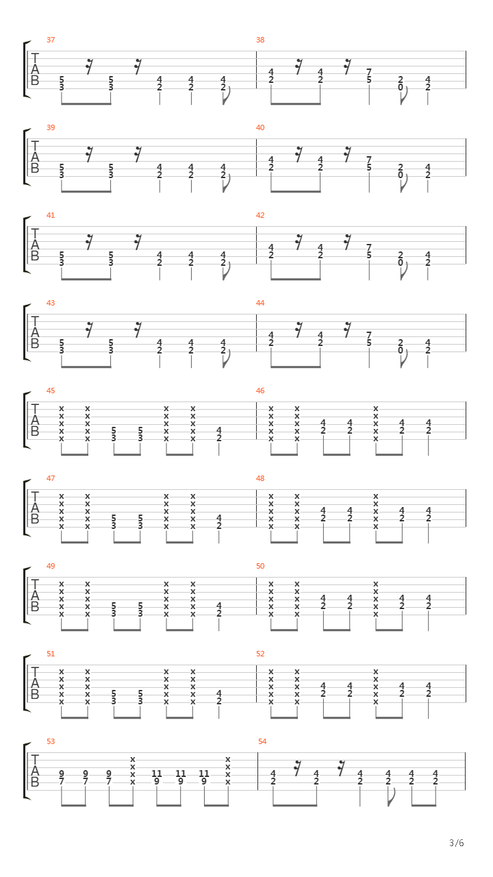 When The Sun Goes Down吉他谱