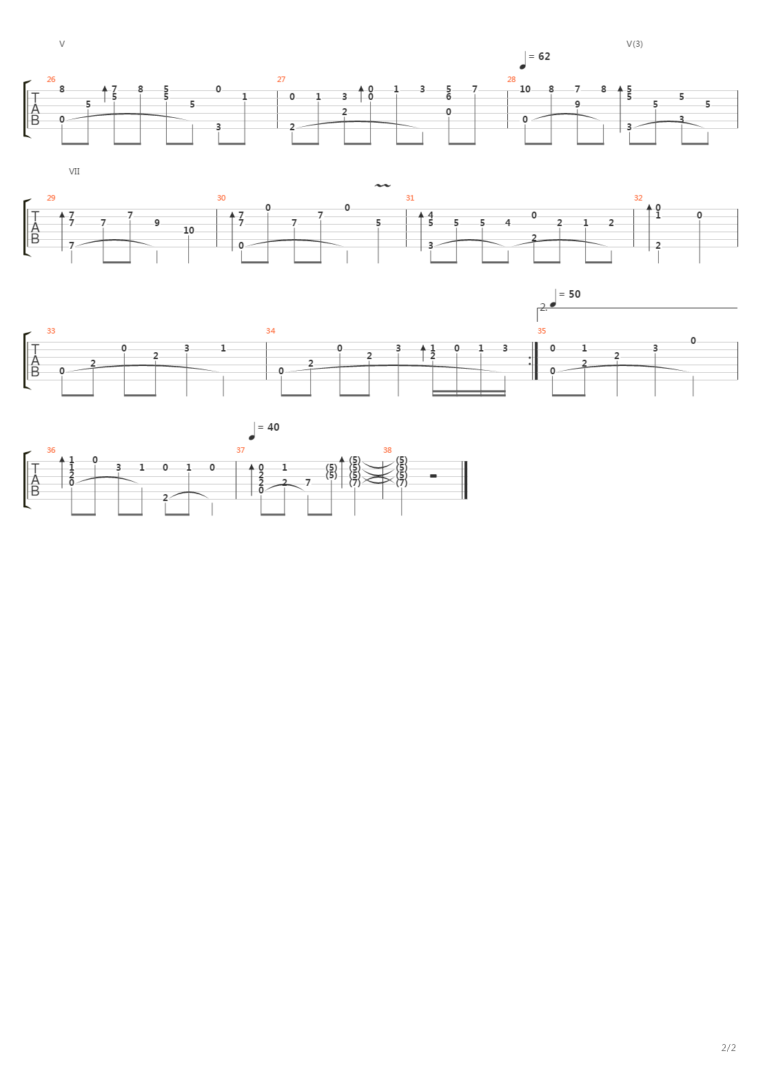 勇者斗恶龙 - Elegy (Symphonic version)吉他谱