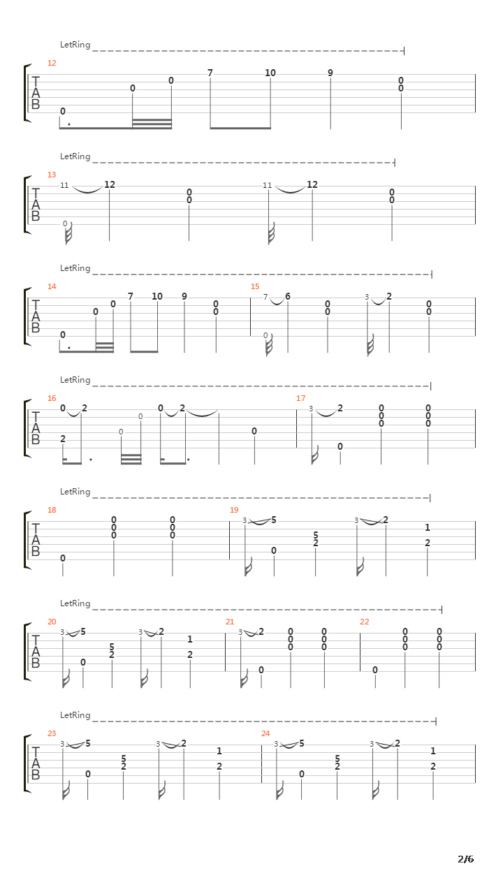 Gnossienne No.1吉他谱