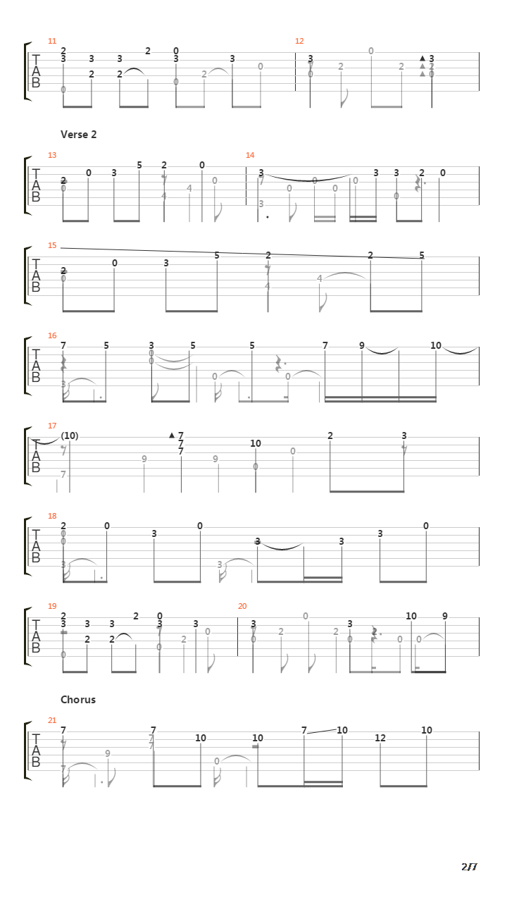 ほしなき（Hoshinaki）吉他谱