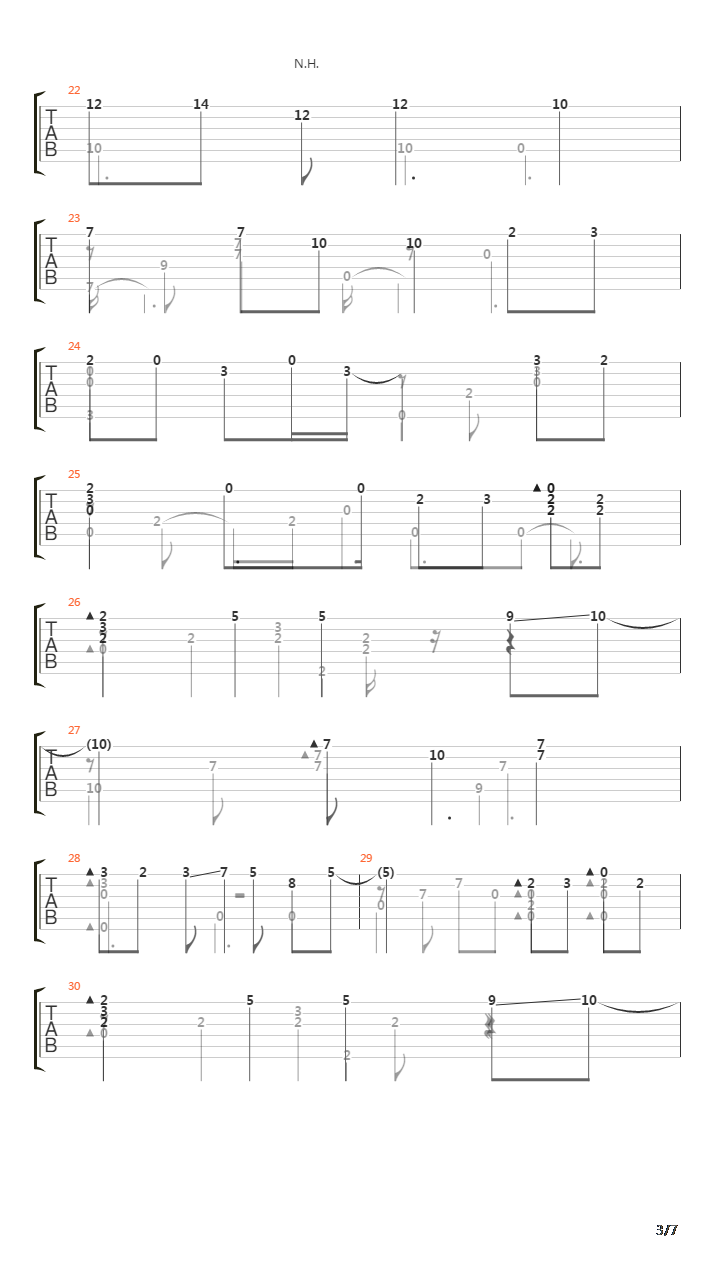 ほしなき（Hoshinaki）吉他谱