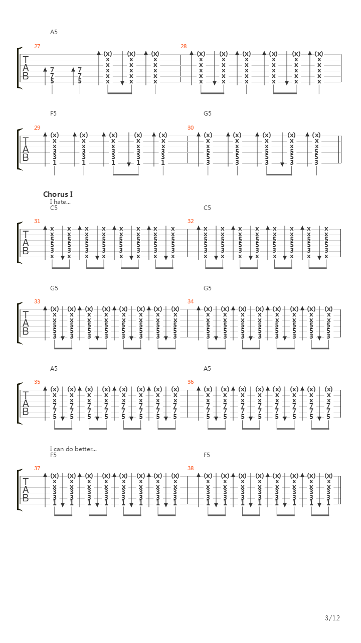 I Can Do Better吉他谱